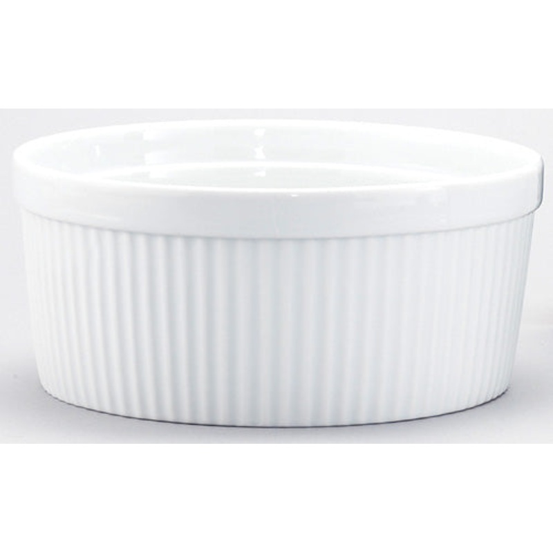 Harold Imports White Ceramic 1.5 Quart Souffle Dish