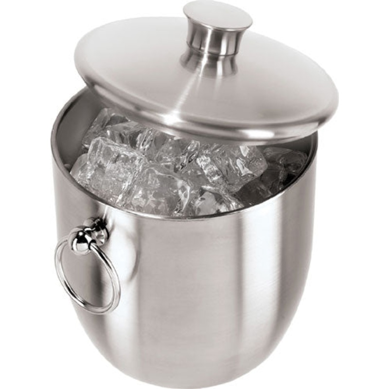 Oggi Stainless Steel Ice Bucket with Tongs