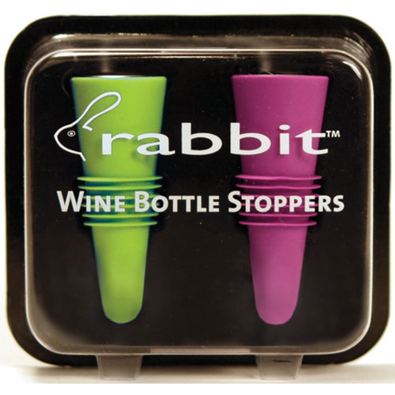 Set of 2 Rabbit Silicone Stoppers