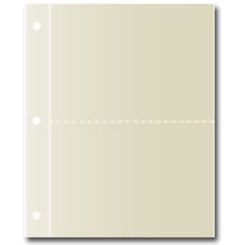 Set of 20 Refill Pages - Hold 5" x 7" Cards for Deluxe Kitchen Binders