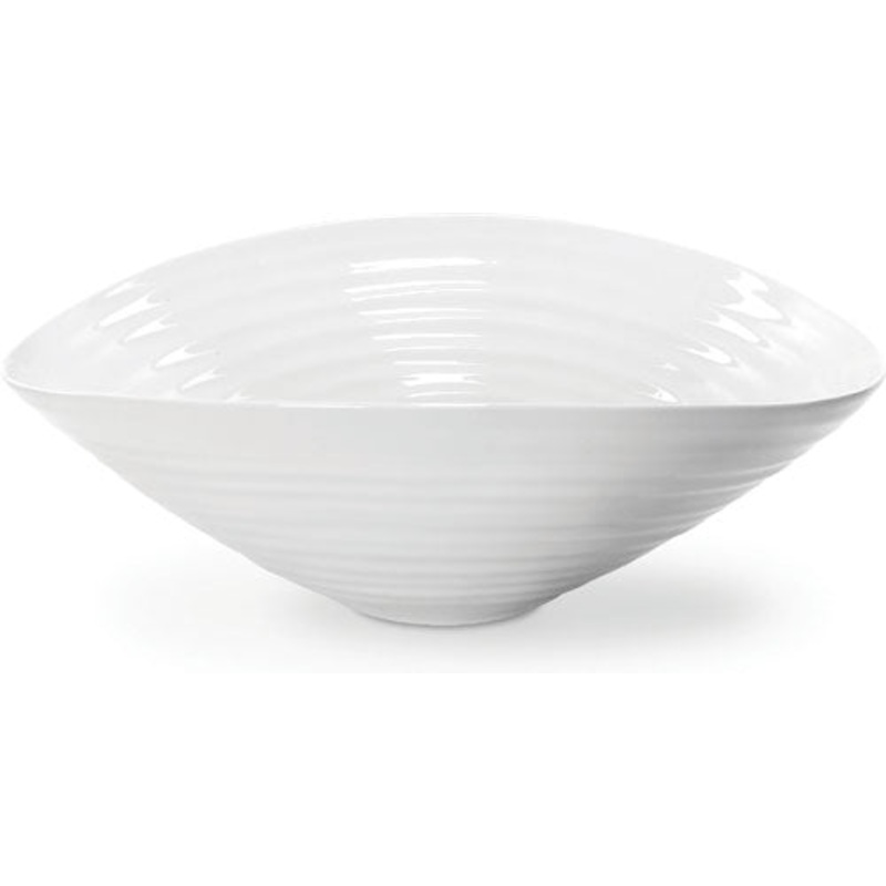 Sophie Conran for Portmeirion White Salad Bowl 9.25 "