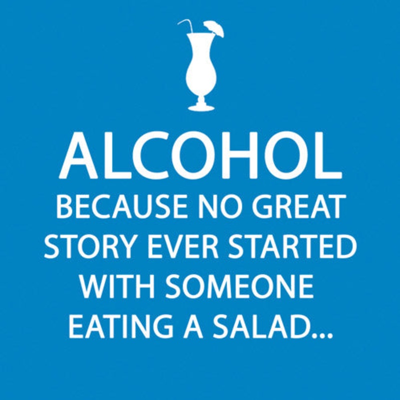 Alcohol Story Paper Beverage Napkins