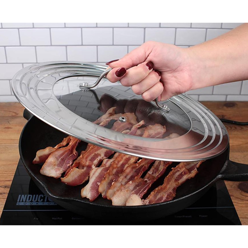 RSVP Universal Lid with Glass Insert