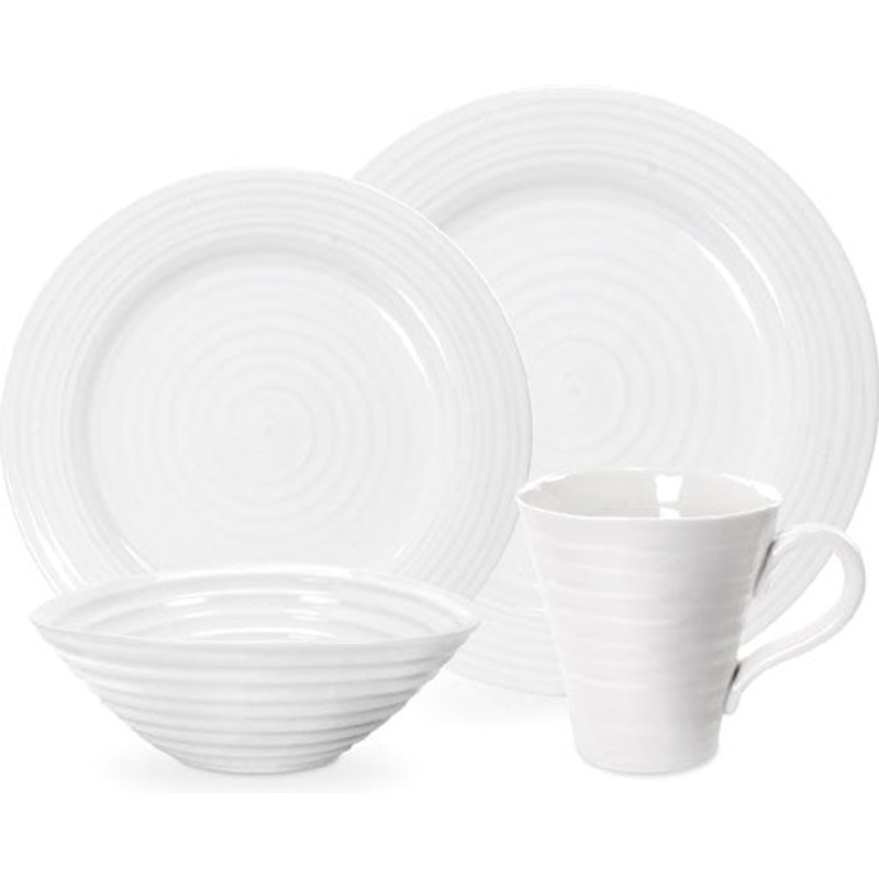 Sophie Conran for Portmeirion 4 Piece White Placesetting Set