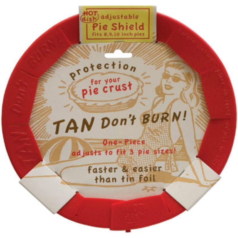 Talisman Designs One-Piece Adjustable Pie Crust Shield