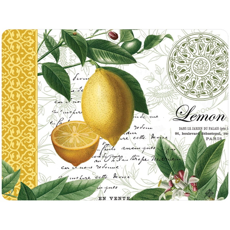 Cala Home Set of 4 Citron Placemats
