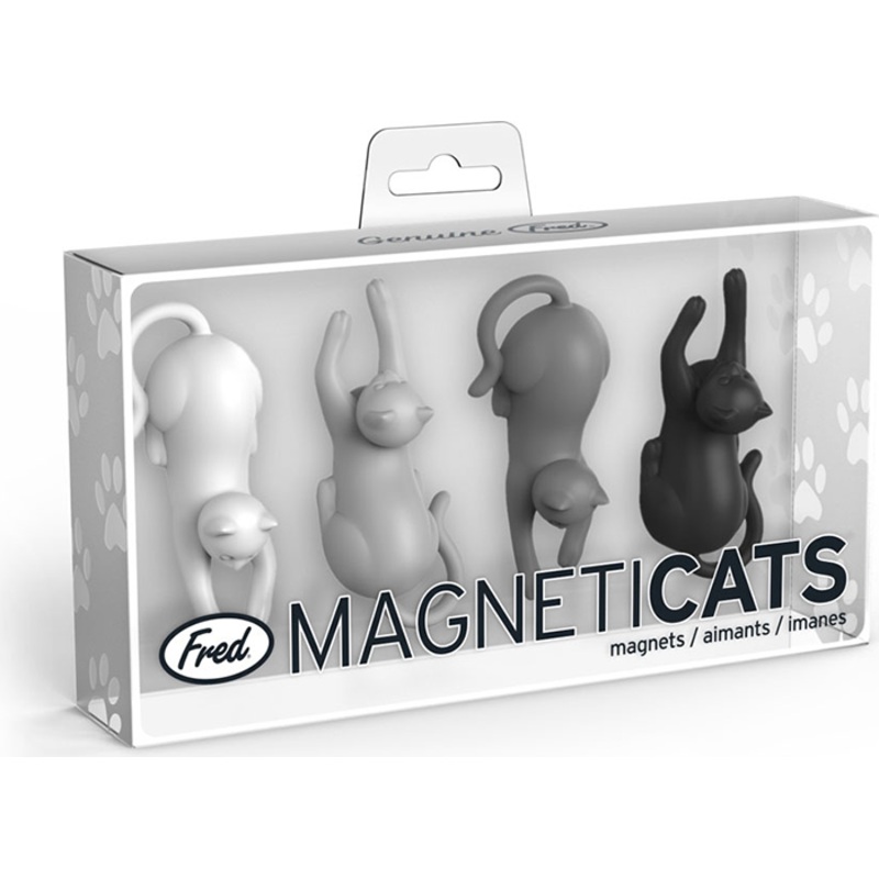 Fred & Friends Set of 4 Cat Magnets