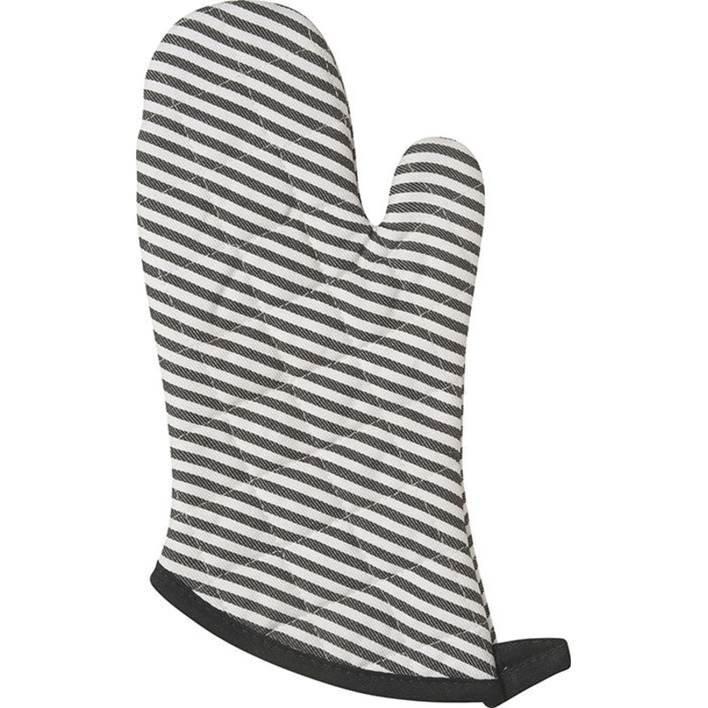 Now Designs Black Stripe Superior Oven Mitt