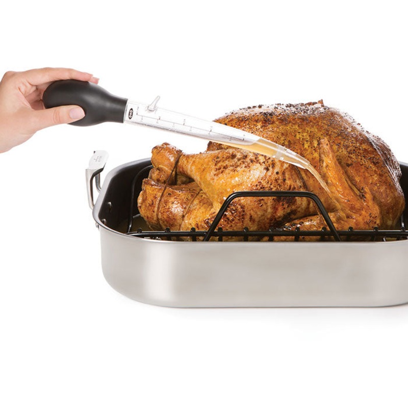 OXO Good Grips Angled Baster With Cleaning Brush