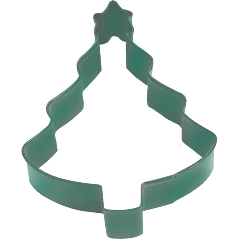 R & M Polyresin Coated Cookie Cutter- Tree with Star