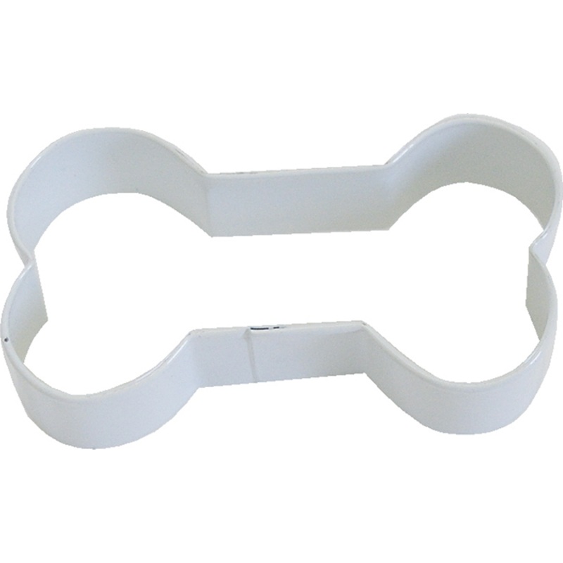 R & M Polyresin Coated Cookie Cutter- White Dog Bone