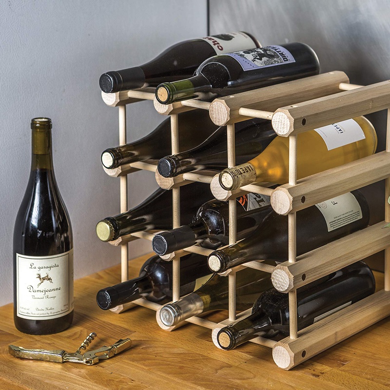J.K. Adams Natural Wood Wine Rack