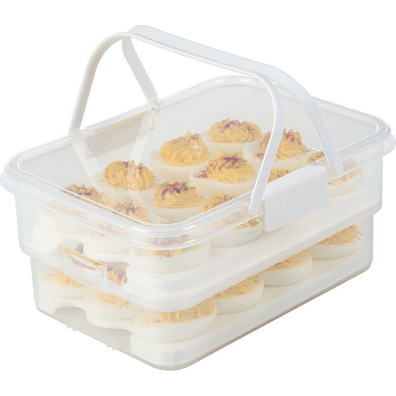 Progressive Snaplock Collapsible Deviled Egg Carrier