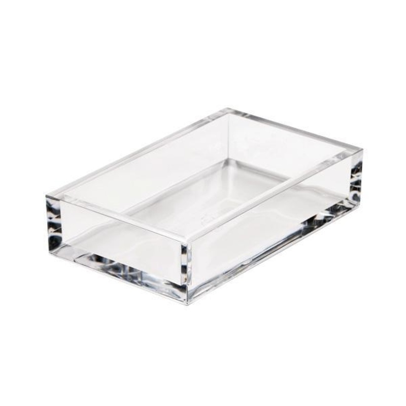 Caspari Acrylic Crystal Guest Towel Holder