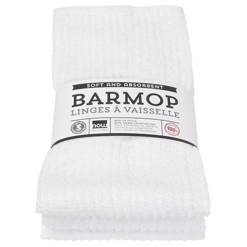 Now Designs Set of 3 Large Bar Mops