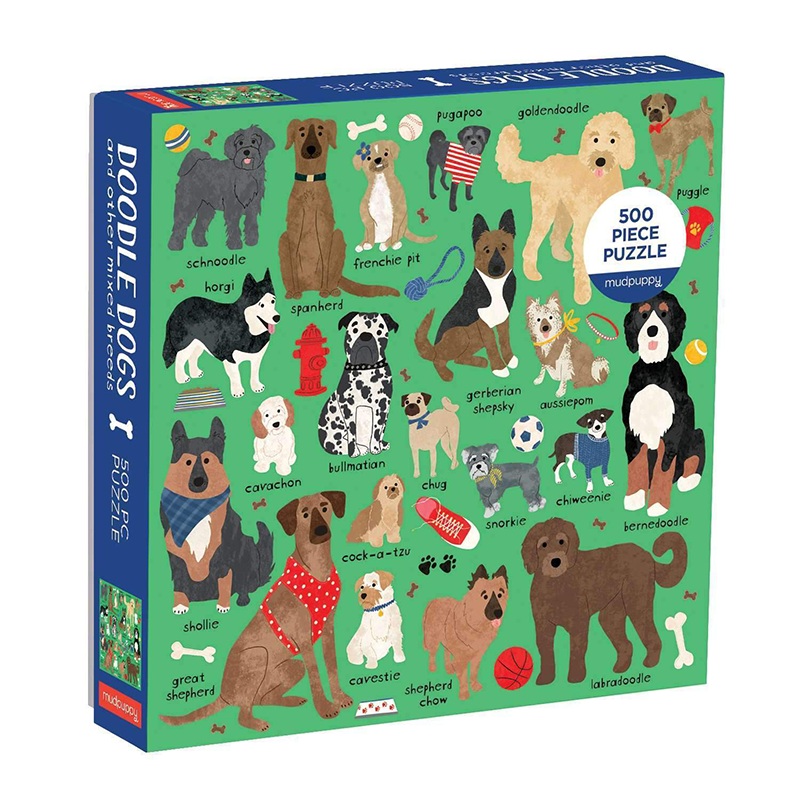 Doodle Dogs 500-Piece Puzzle