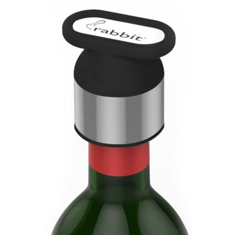 Metrokane Rabbit Stainless Steel Wine & Champagne Sealer