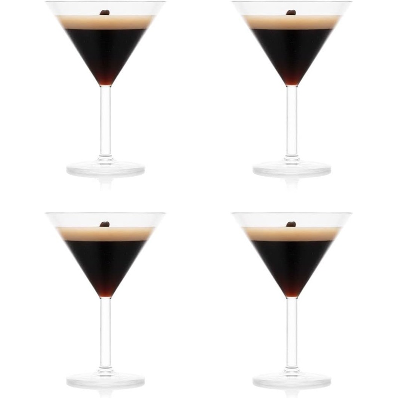Bodum Set of 4 Oktett Plastic Martini Glasses