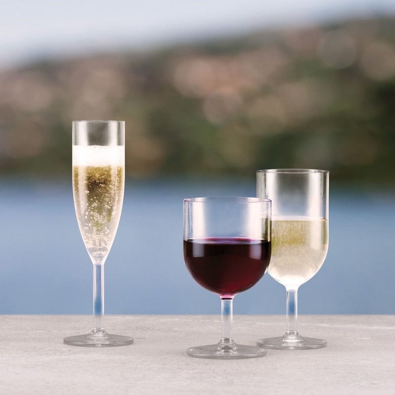 Bodum Set of 6 Oktett Plastic Wine Glasses