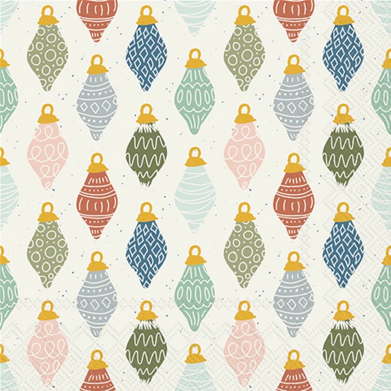 Boho Ornaments Paper Beverage Napkins