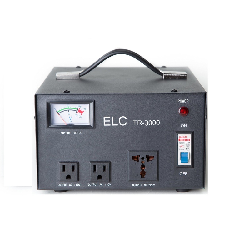 ELC TR-3000 Voltage Regulator with Transformer Step Up/Down 3000 Watts 110V/220V