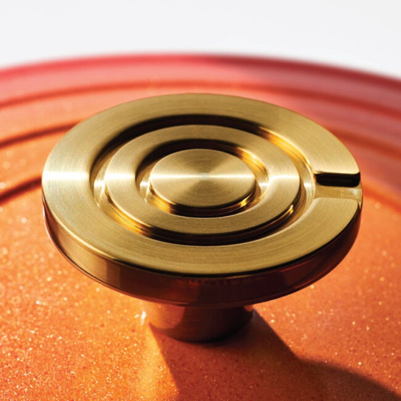 Le Creuset Signature Flamme Doree 5 Quart Braiser