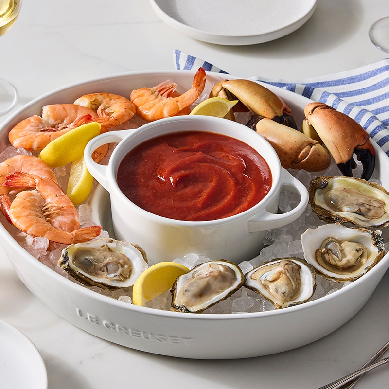 Le Creuset Signature Oval Chip and Dip Platter