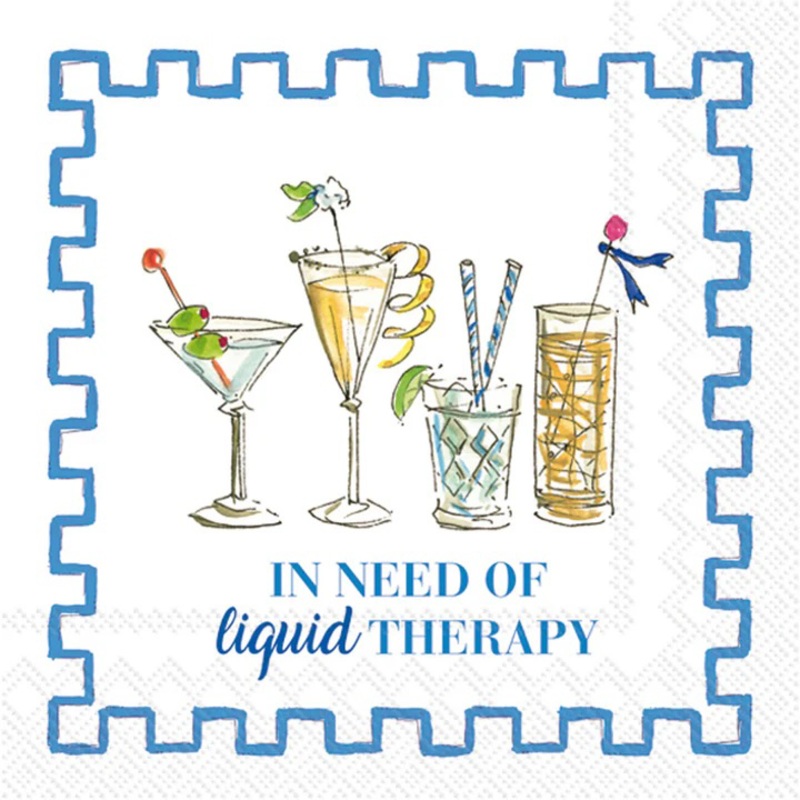 Liquid Therapy Paper Beverage Napkins