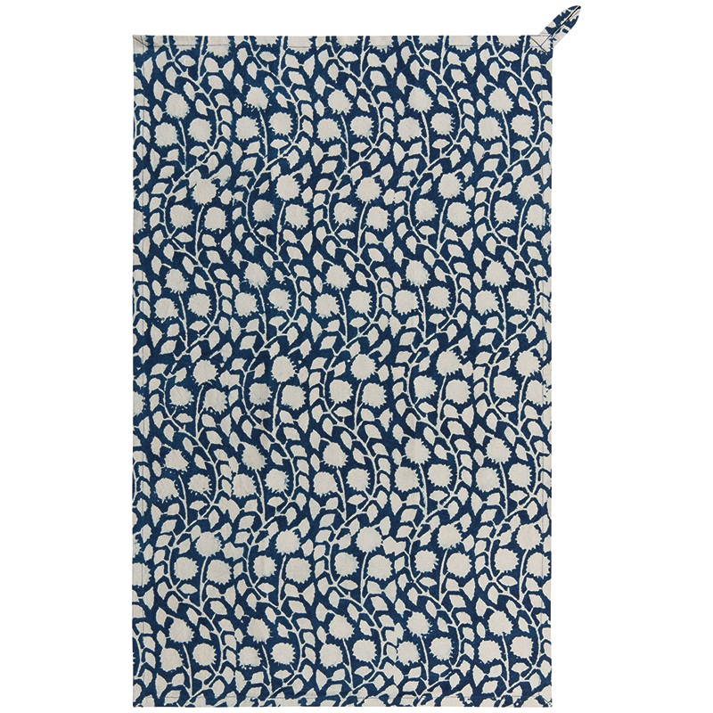 Now Designs Vinebloom Block Print Dishtowel