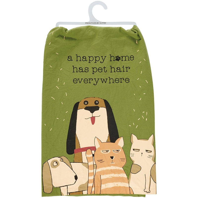 Primitives by Kathy Happy Home Pet Hair Towel