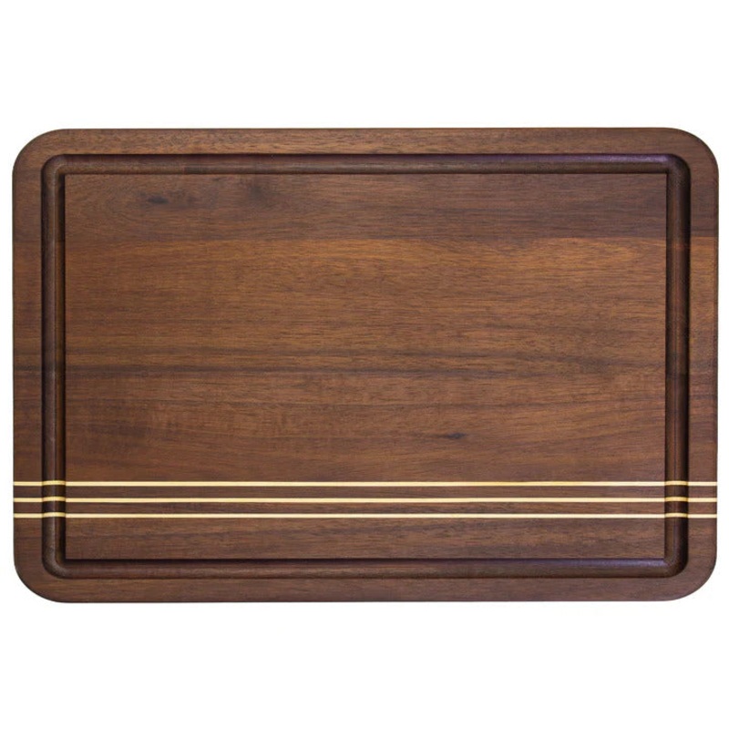 Rock & Branch Pinstripe Acacia Cutting Board 8"x12"