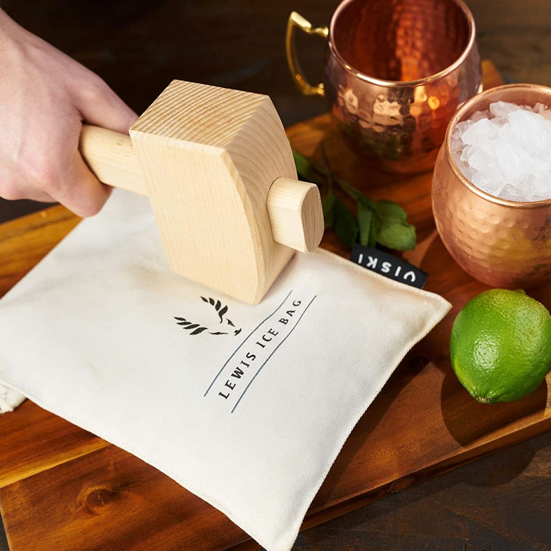 Viski Professional Lewis Ice Bag & Mallet