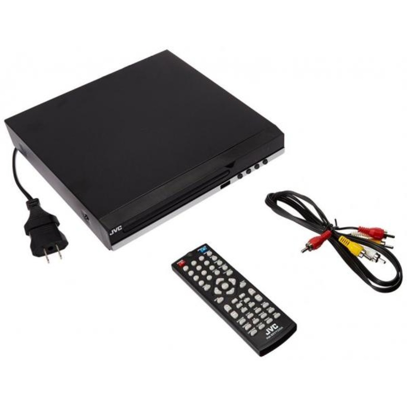 JVC JVC XV-Y225 ALL REGION FREE DVD PLAYER, MULTI FORMAT 5.1 CHANNEL SUPPORTS DIVX, MPEG, MP3, WMA & USB, BLACK