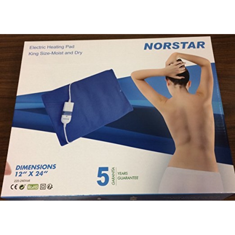 Norstar 200 King Size 12x24" Moist & Dry Heating Pad 220V