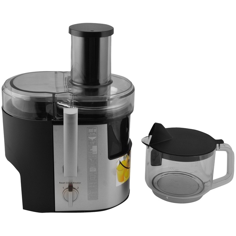Panasonic MJ-DJ01S Juicer 1.5L 800W Juice Extractor, Stainless Steel, 220V (Non-USA Compliant)