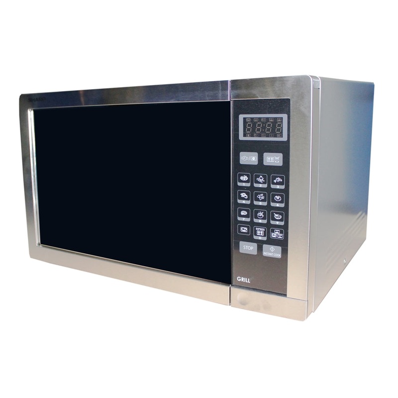 Sharp R-77AT 220 Volt Extra Large 34L Stainless Steel Microwave Oven With Grill 220v