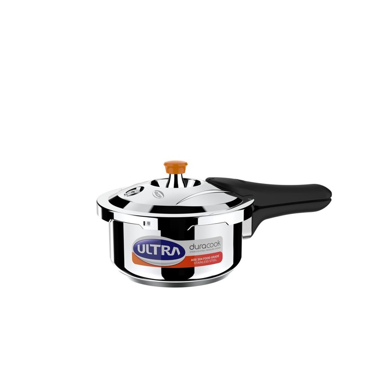 Ultra Duracook 2-Liter Stainless Steel Pressure Cooker 2L