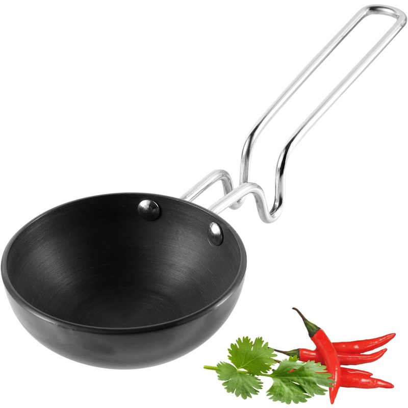 Vinod Hard Anodised Tadka Pan Small 3.25mm Thickness
