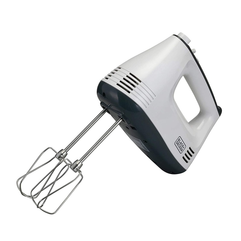 Black+Decker M350-B5 300-Watt Hand Mixer (White/Grey), 220V
