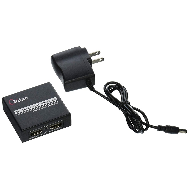 Ckitze BG-520 HDMI 1x2 3D Splitter v1.3 HDCP 2 Ports Switcher 3 4 5 8 PS3 XBOX360 DVD Blu-ray