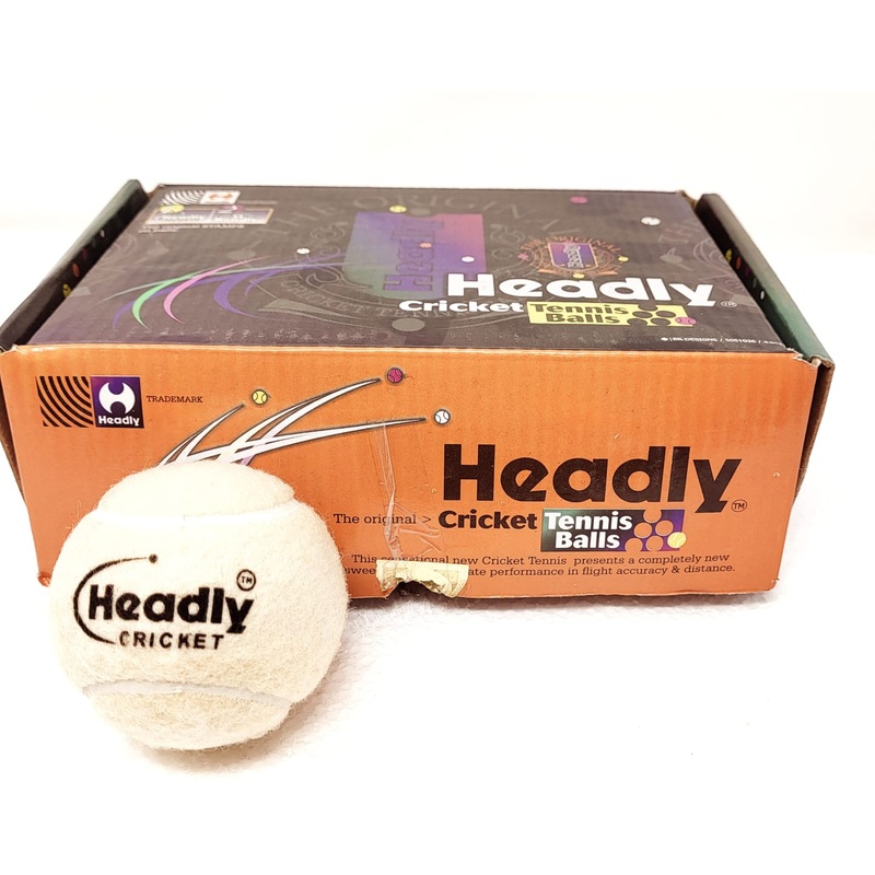 Headley Cricket Tennis Balls White (Pack of 6)