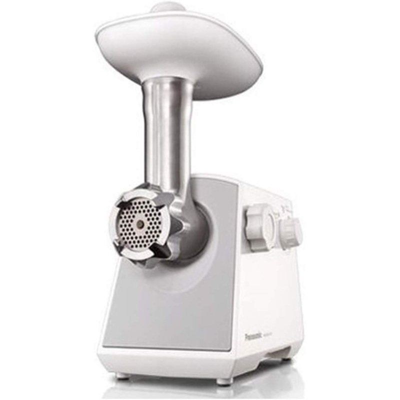 Panasonic MK-MG1560 1500-Watt Meat Grinder Food Mincer, 220 Volts (Not for USA - European Cord), Medium, White