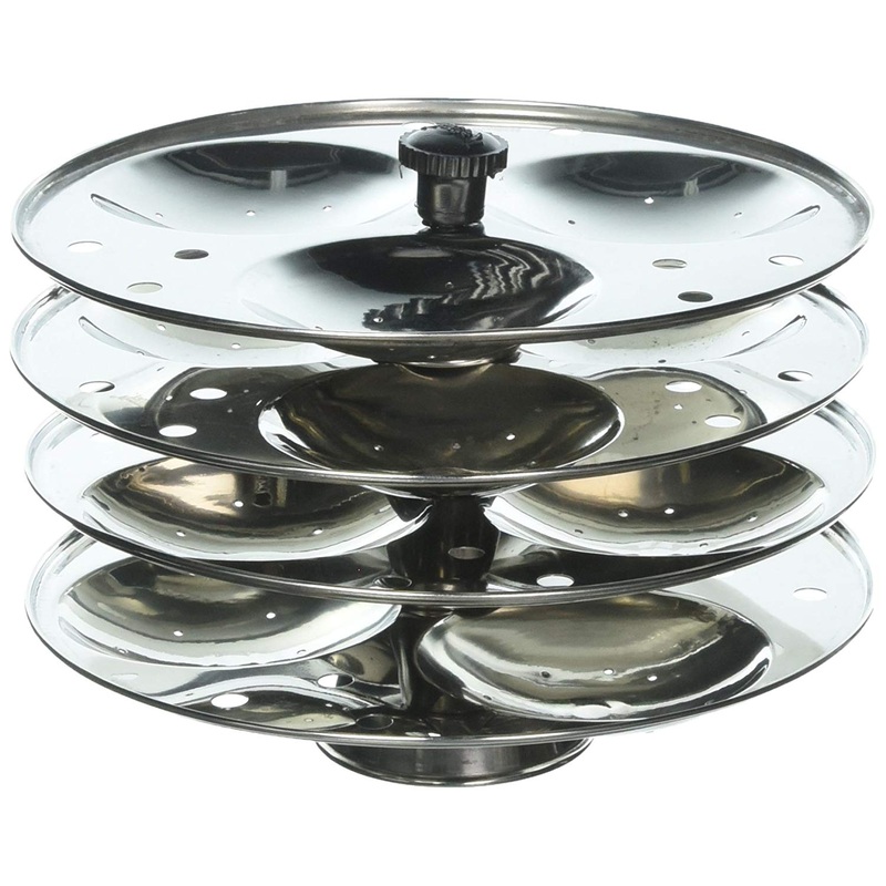 Tabakh Hawkins Style Idli Stand for Pressure Cooker, 4-Rack