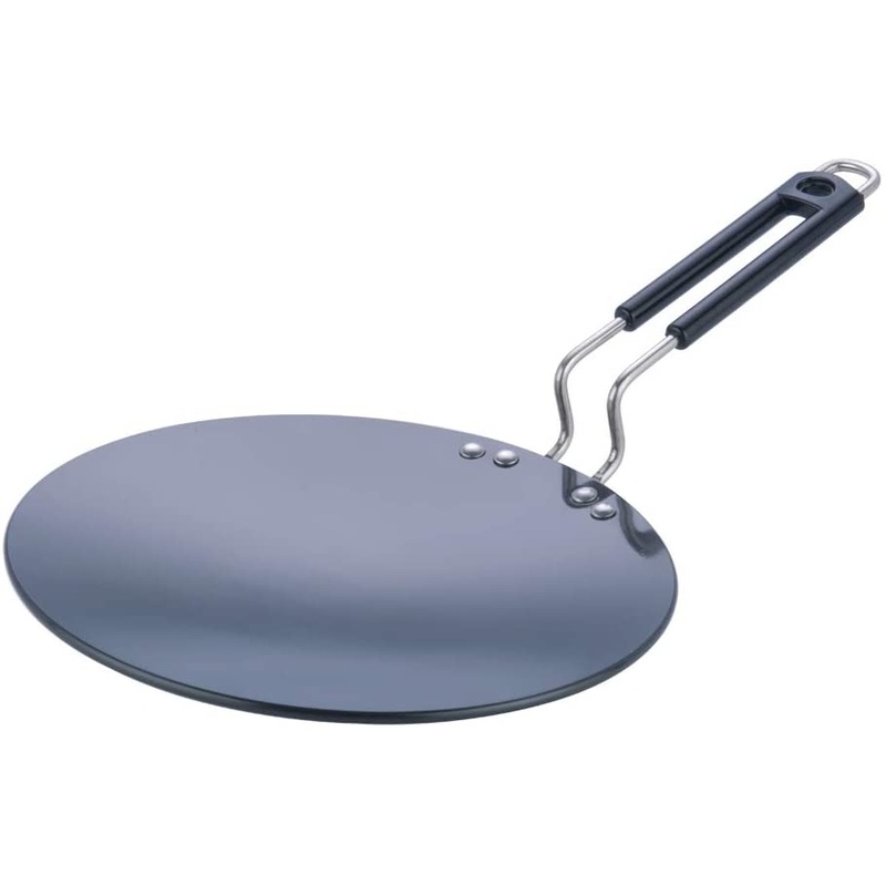 Vinod Black Pearl Hard Anodised 10" Concave Tawa 250mm