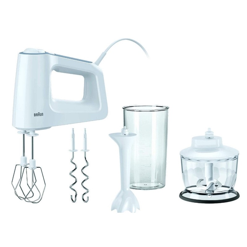 Braun Multimix 3 HM3135 Hand Mixer 500 Watt - White 220v