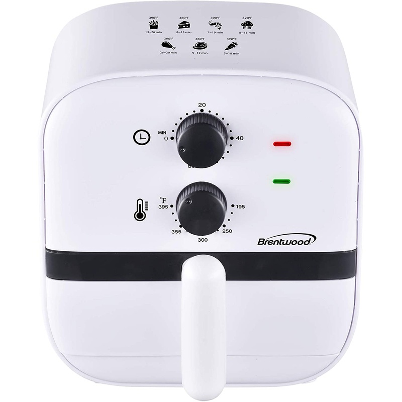 Brentwood AF100 1-Quart Small Electric Air Fryer with 60-Minute Timer & Temp. Control