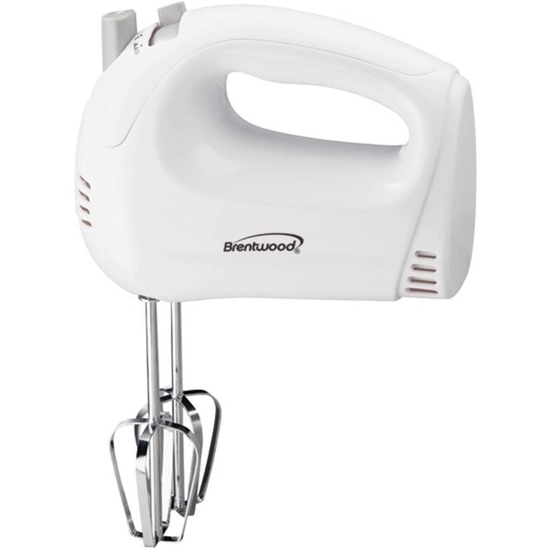 Brentwood HM-45 Hand Mixer 5-Speed 150W White