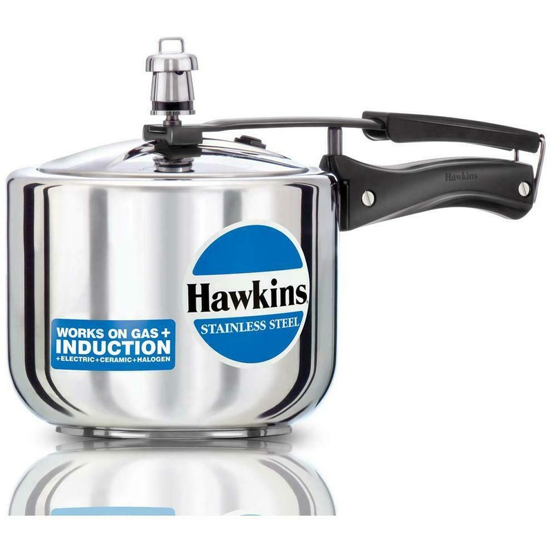 Hawkins HSS3T Stainless Steel 3 Liter Pressure Cooker  Tall