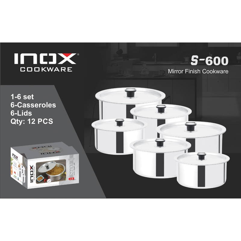 Inox S600 Mirror Polish Set