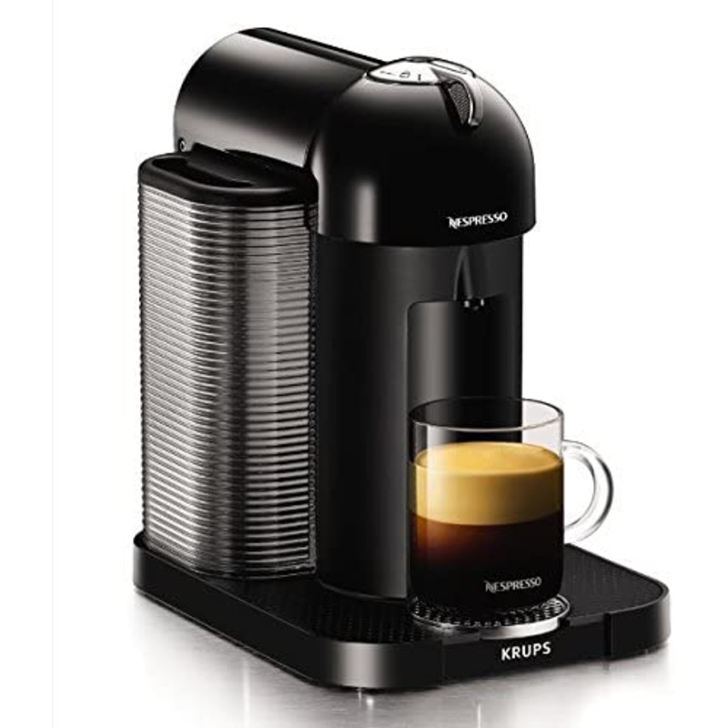 Nespresso, Pod Coffee Machine Vertuo Black finish by Krups XN901840